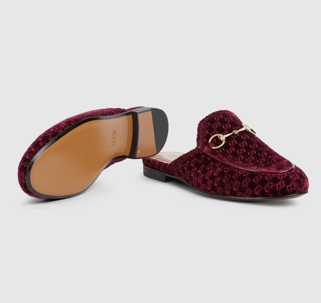 Giày Nữ Gucci Princetown Slipper 'Bordeaux' 