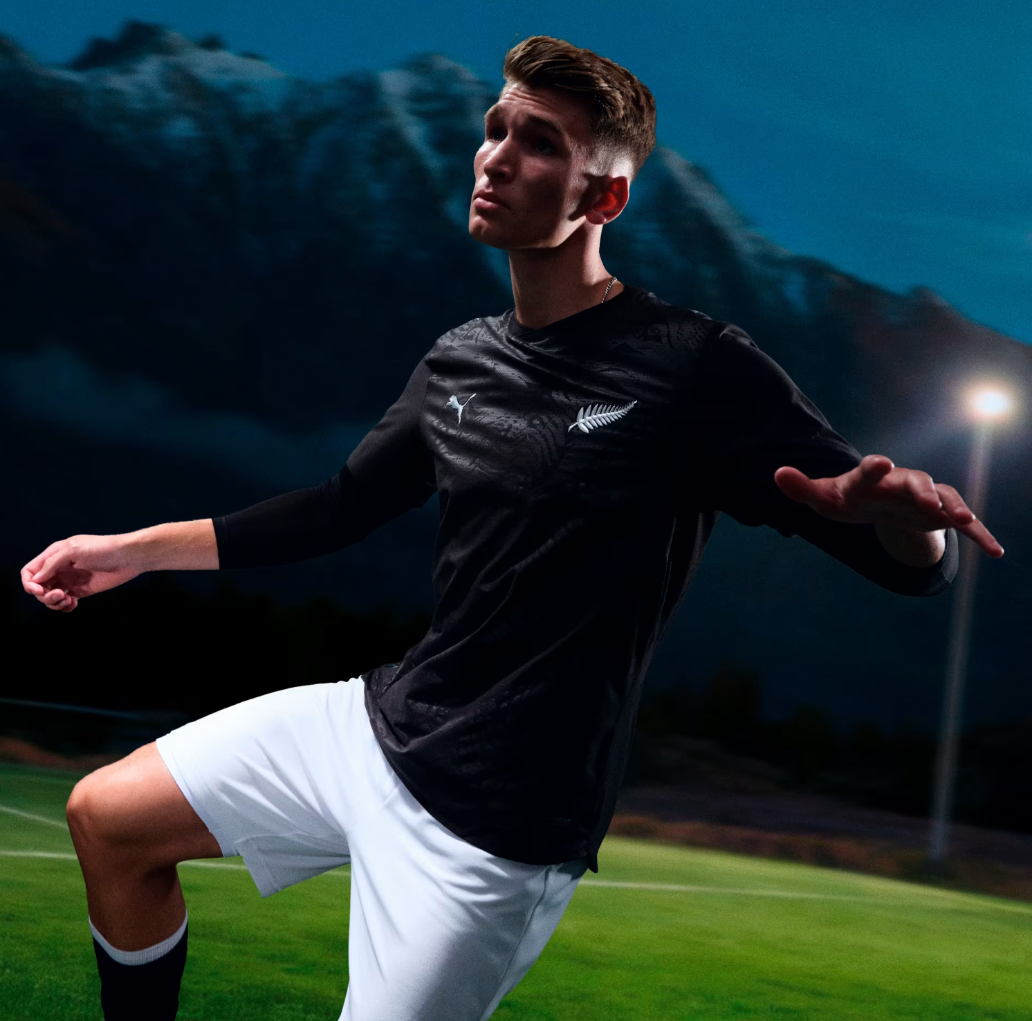  Áo Puma New Zealand 2026 Home Soccer Jersey 