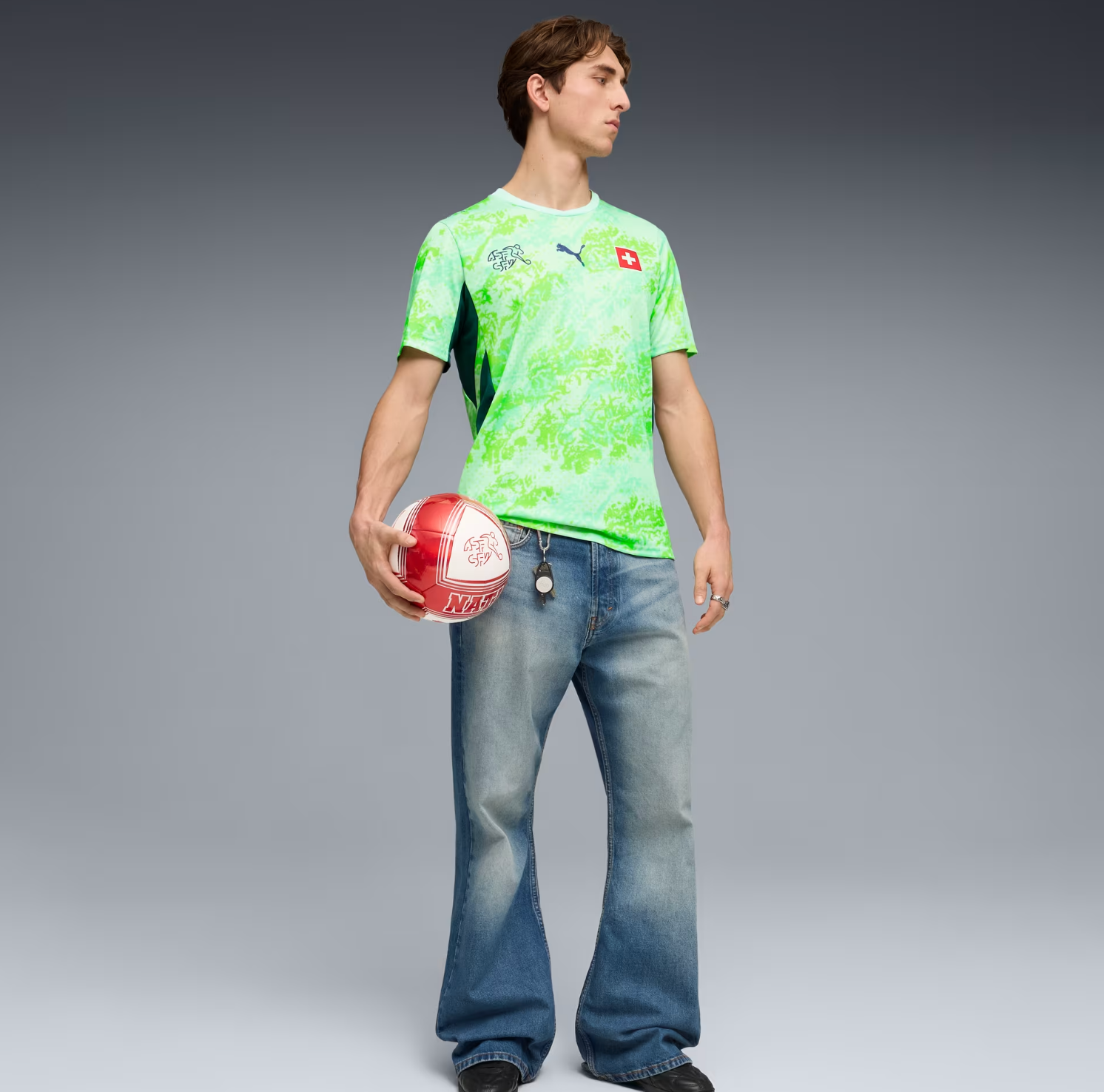  Áo Puma Switzerland 2026 Away Jersey 