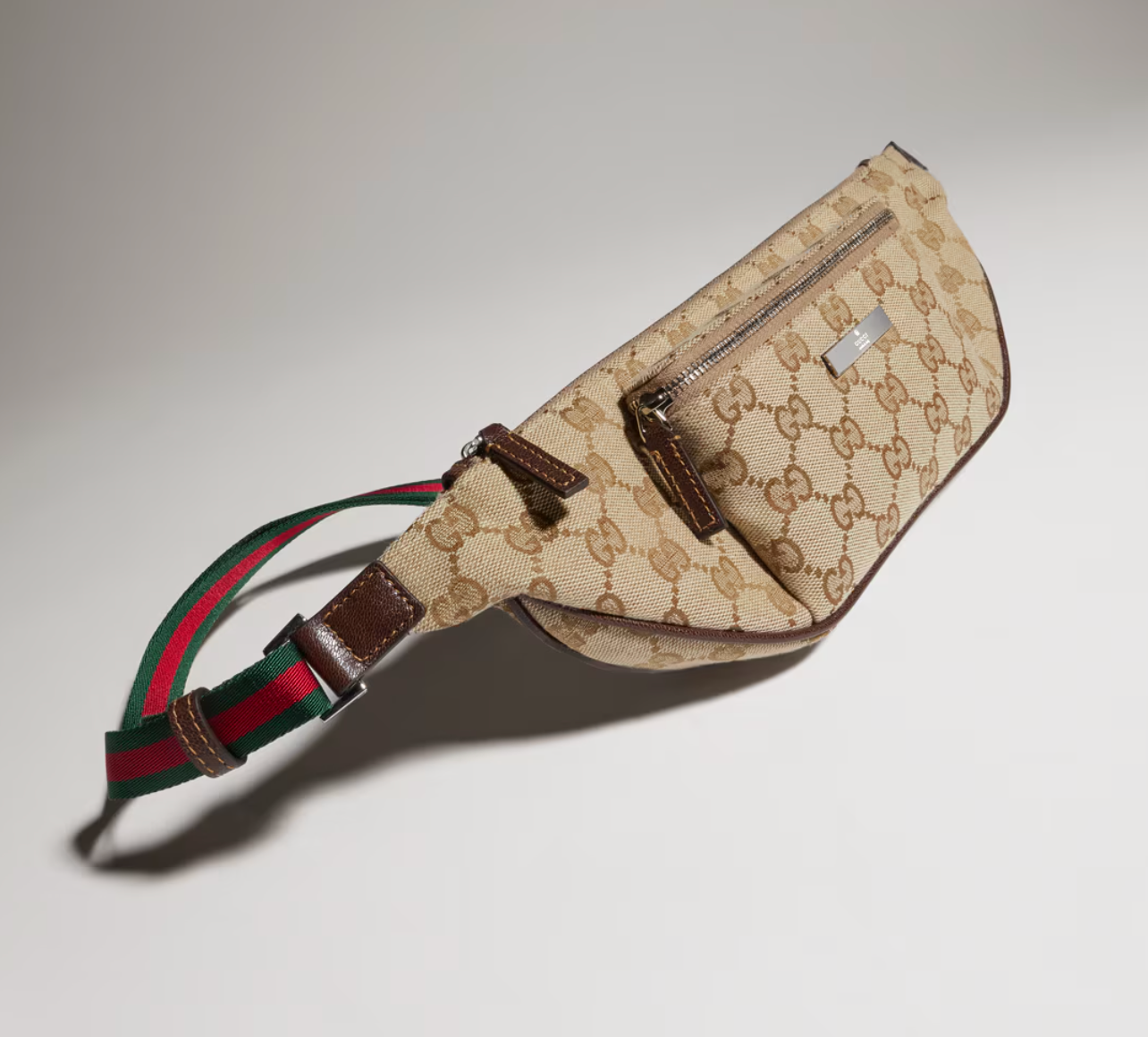  Túi Gucci Tag Small Belt Bag 'Sand' 