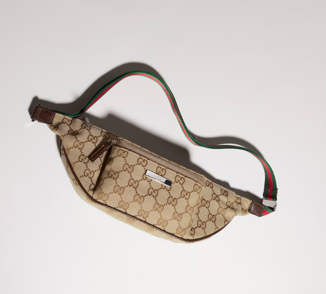  Túi Gucci Tag Small Belt Bag 'Sand' 