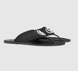  Dép Nam Gucci Riviera Thong Sandal 'Black' 