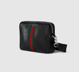  Túi Gucci Web Trademark Small Crossbody Bag 'Black' 