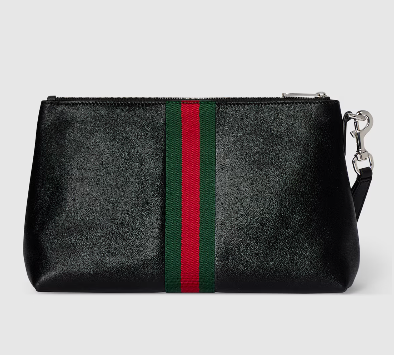  Túi Gucci Web Trademark Medium Pouch 'Black' 