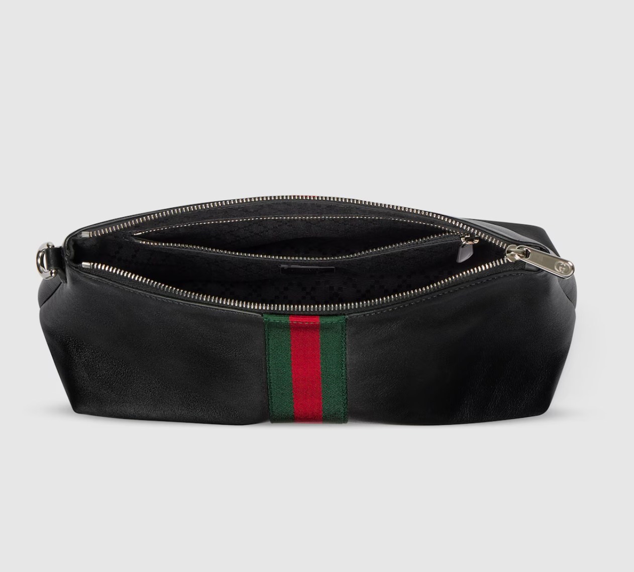  Túi Gucci Web Trademark Medium Pouch 'Black' 