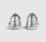  Giày Nam Gucci Stretch Low-Top Trainer 'Silver' 