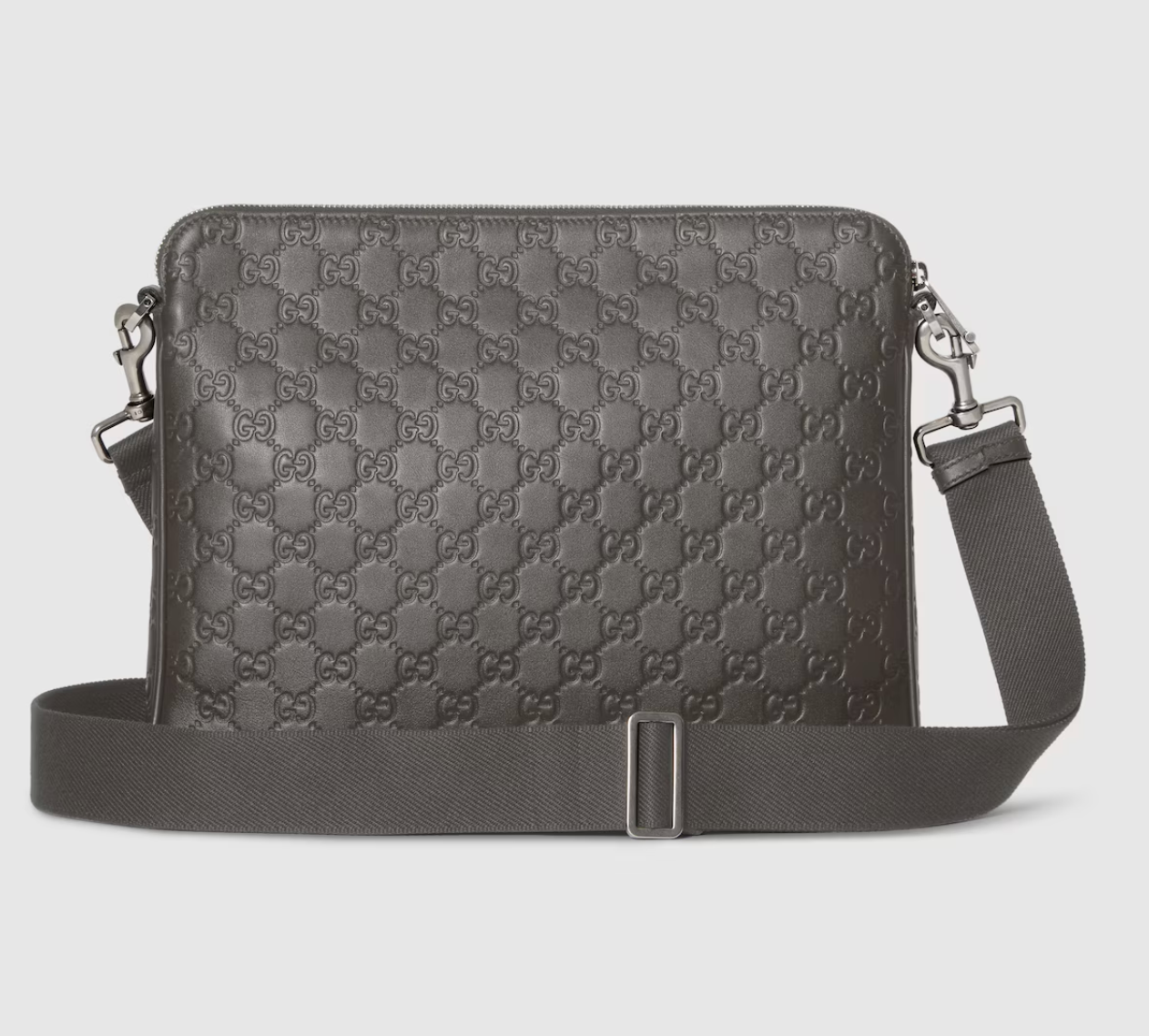  Túi Gucci Emblem Medium Crossbody Bag 'Grey' 