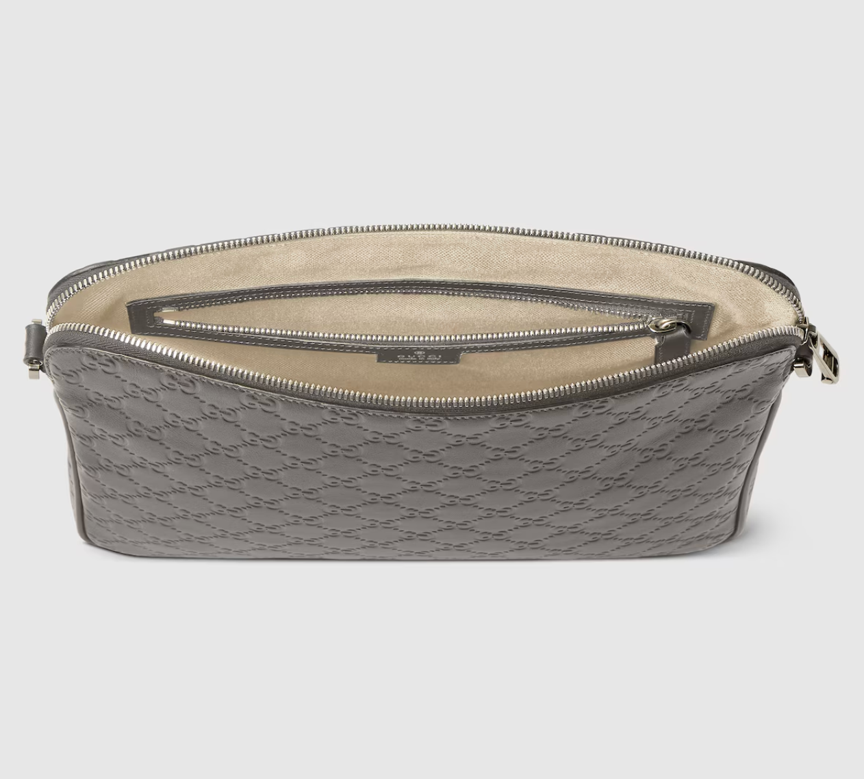  Túi Gucci Emblem Medium Crossbody Bag 'Grey' 