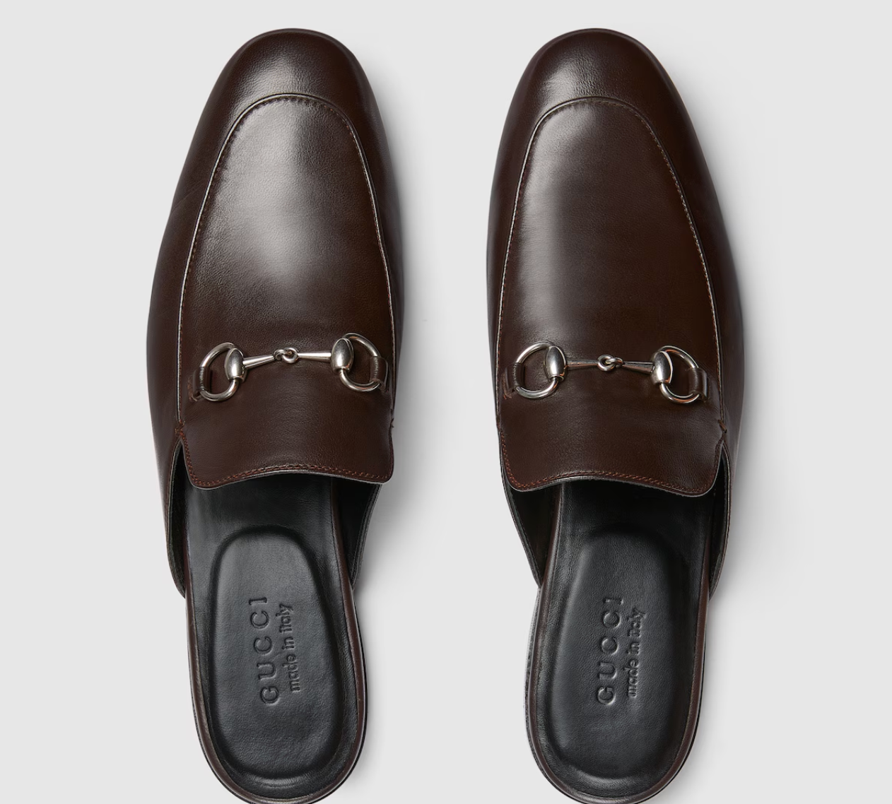 Giày Nam Gucci Mule With Horsebit 'Brown' 