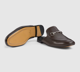  Giày Nam Gucci Mule With Horsebit 'Brown' 