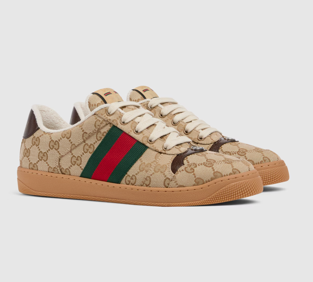  Giày Nam Gucci Screener Sneaker 'Sand' 