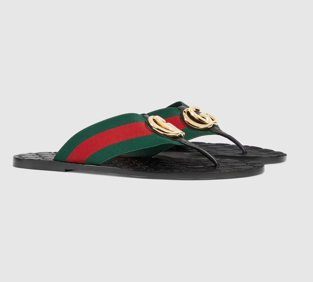  Dép Nam Gucci Riviera Thong Sandal 'Black' 