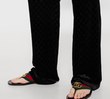  Dép Nam Gucci Riviera Thong Sandal 'Black' 