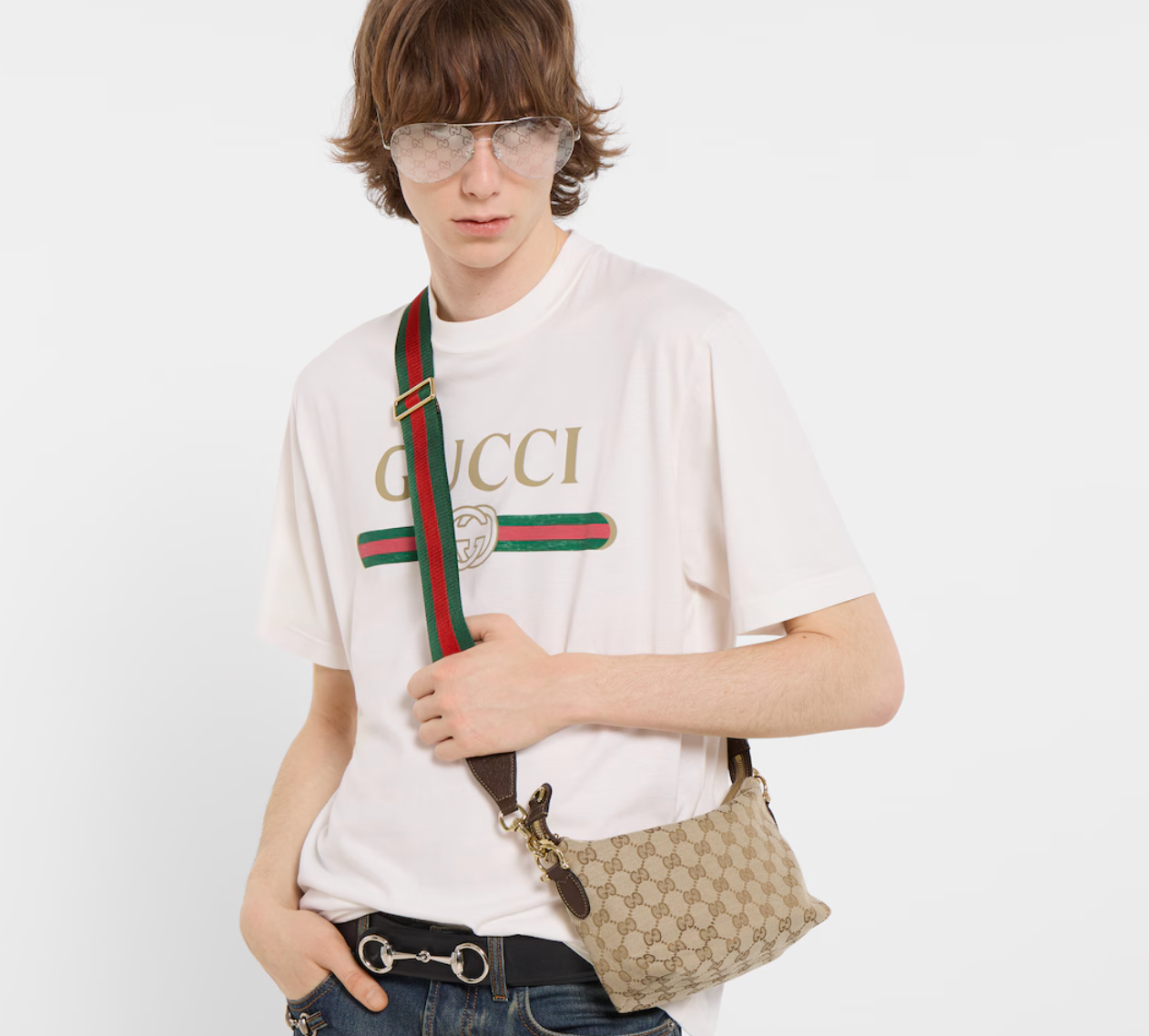  Túi Nữ Gucci Brera Small Crossbody Bag 'Sand' 