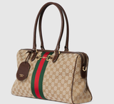  Túi Nữ Gucci Borsetto Large Boston Bag 'Brown' 