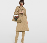  Túi Nữ Gucci Borsetto Large Boston Bag 'Brown' 