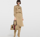  Túi Nữ Gucci Borsetto Large Boston Bag 'Brown' 