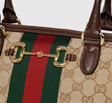  Túi Nữ Gucci Borsetto Large Boston Bag 'Brown' 