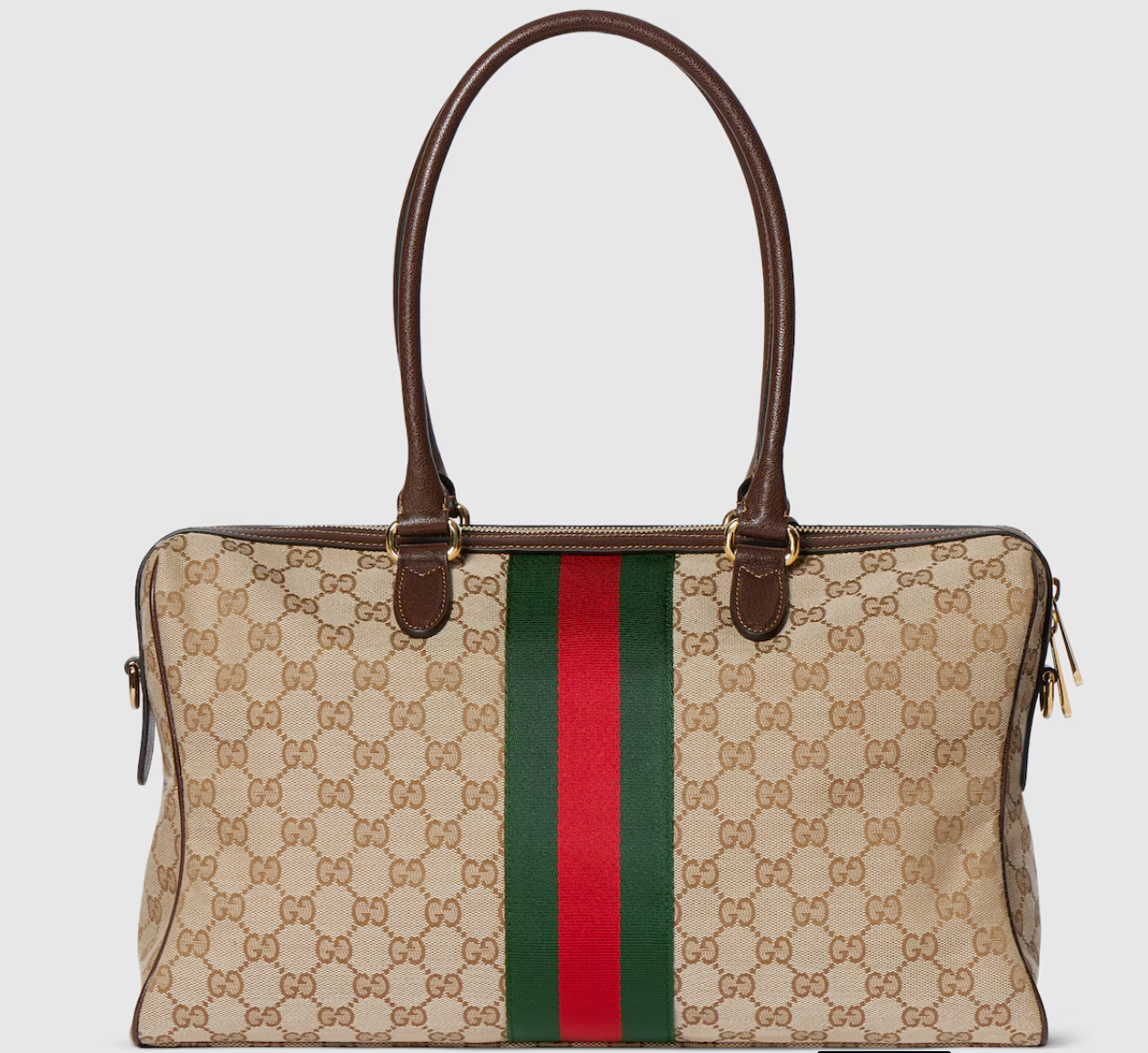  Túi Nữ Gucci Borsetto Large Boston Bag 'Brown' 