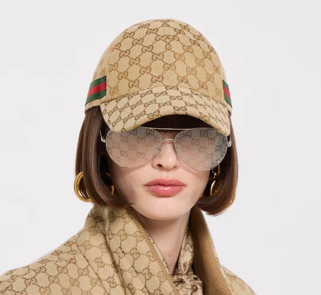  Mũ Gucci GG Baseball Hat 'Sand' 