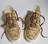  Giày Nữ Gucci Stretch Low-Top Sneaker 'Beige' 