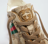 Giày Nữ Gucci Stretch Low-Top Sneaker 'Beige' 