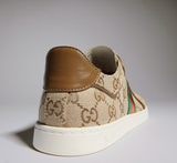  Giày Nữ Gucci Stretch Low-Top Sneaker 'Beige' 