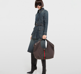  Túi Nữ Gucci Giglio Large Tote Bag 'Brown' 