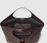  Túi Nữ Gucci Giglio Large Tote Bag 'Brown' 