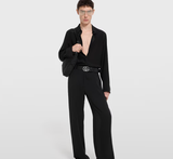  Thắt Lưng Nữ Gucci Flat Marmont Belt 'Black' 