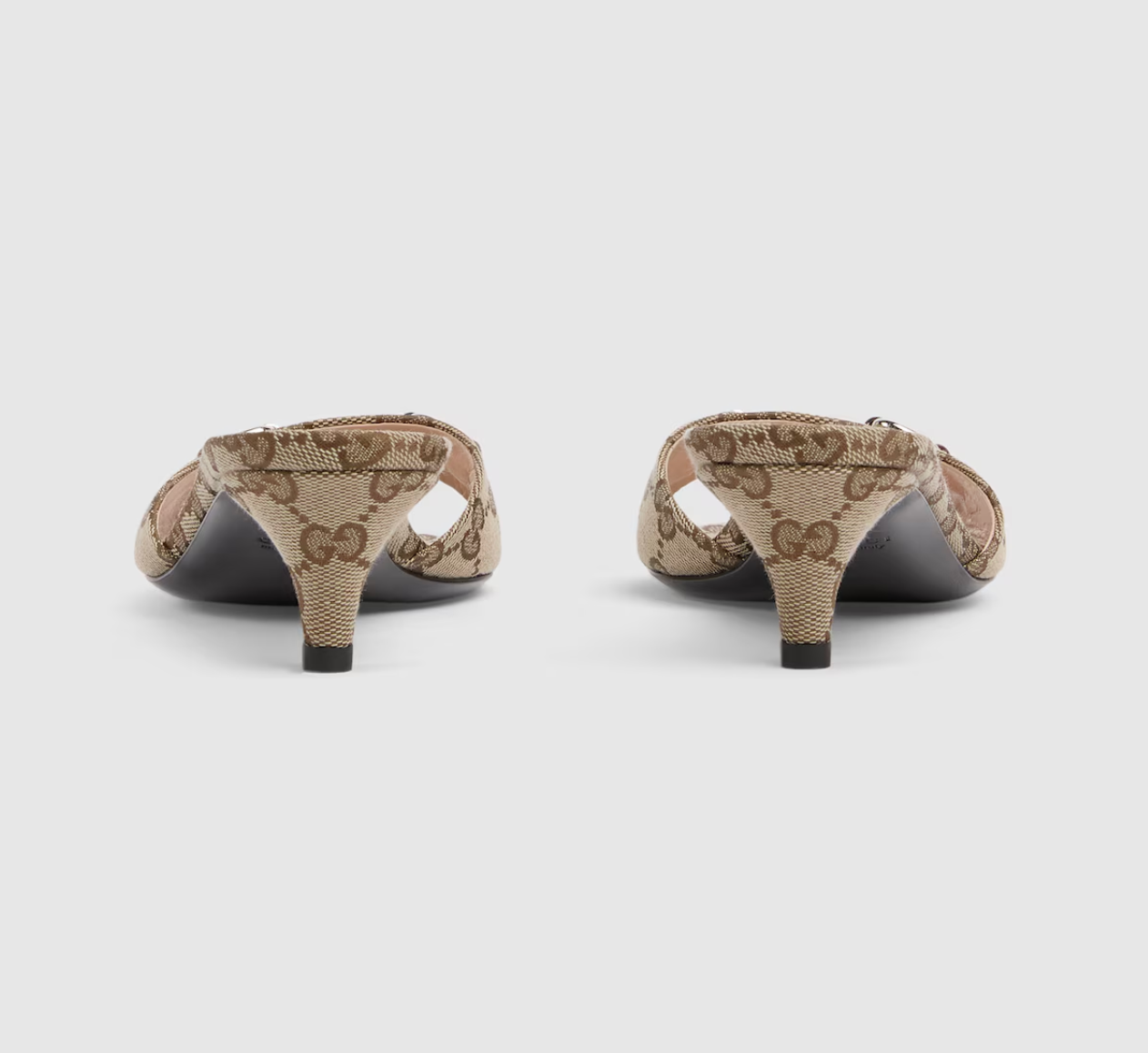  Giày Nữ Gucci Slide Sandal Horsebit 'Brown' 
