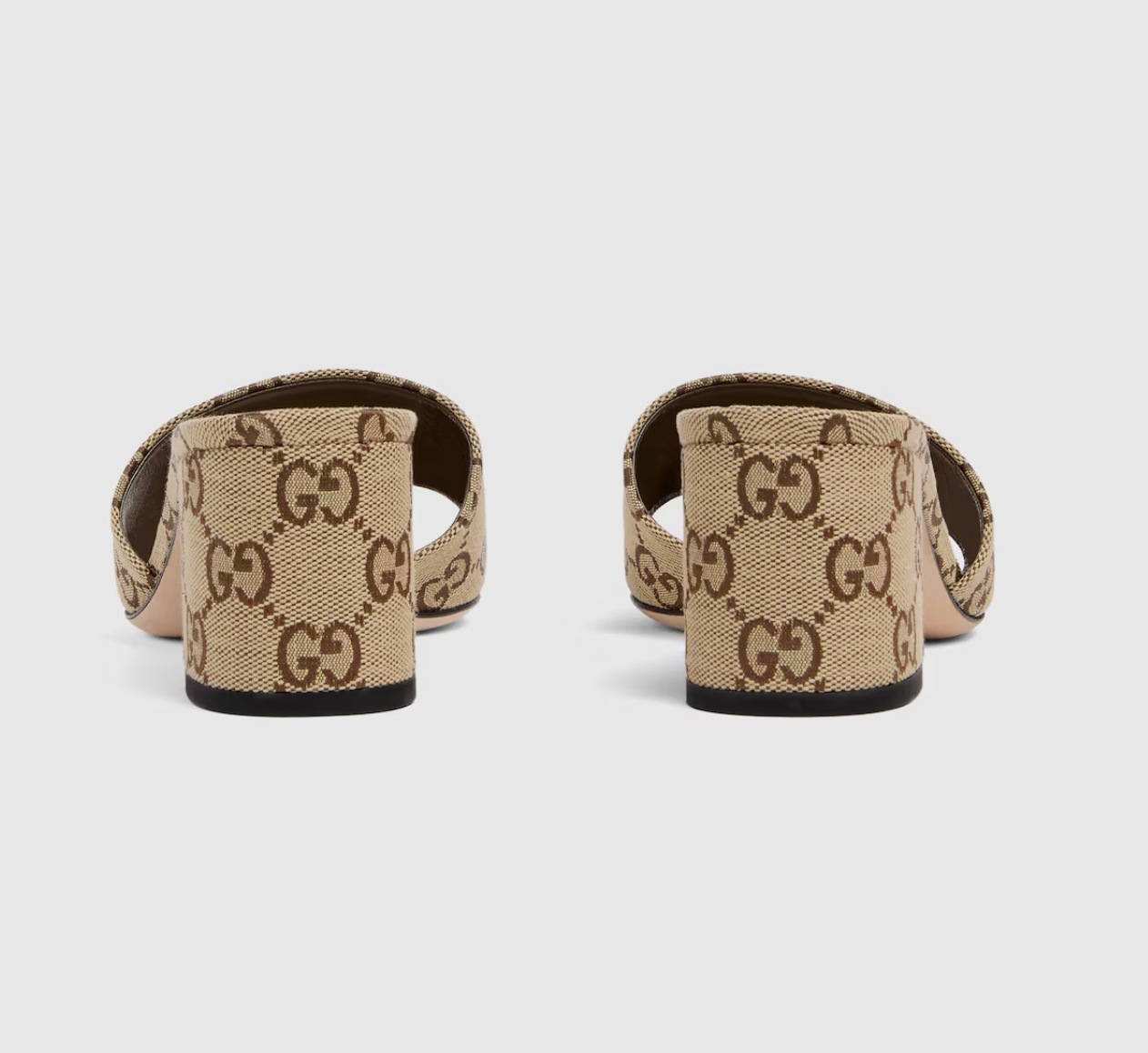  Giày Nữ Gucci Slide Sandal 'Brown' 
