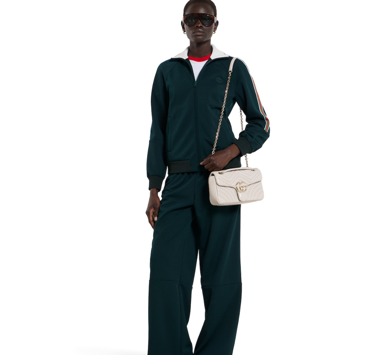  Túi Nữ Gucci Marmont Medium Shoulder Bag 'Grey' 