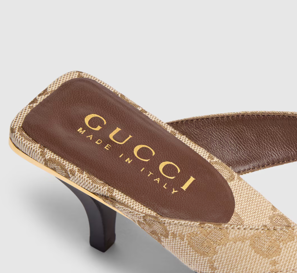  Giày Nữ Gucci Vittoria Thong 'Sand' 