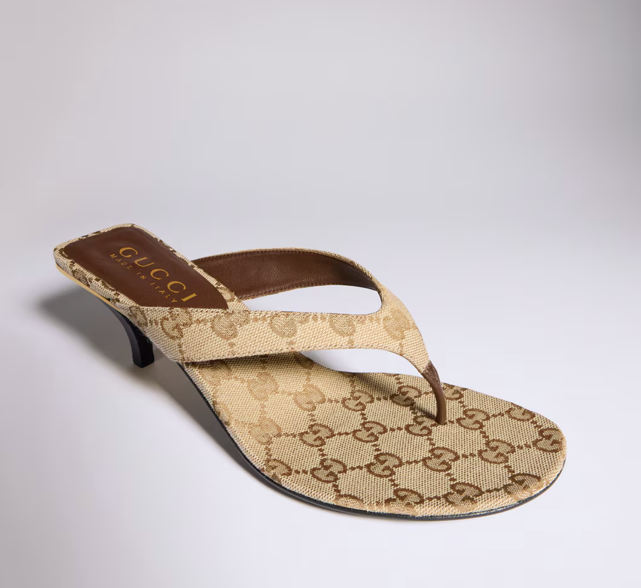  Giày Nữ Gucci Vittoria Thong 'Sand' 