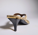  Giày Nữ Gucci Vittoria Thong 'Sand' 