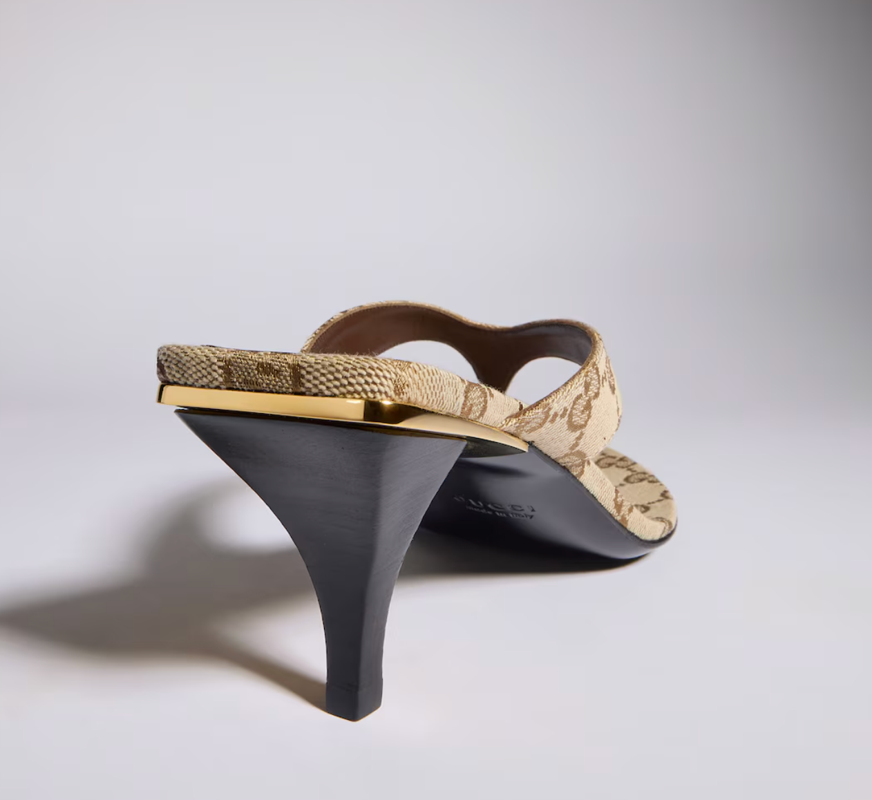  Giày Nữ Gucci Vittoria Thong 'Sand' 