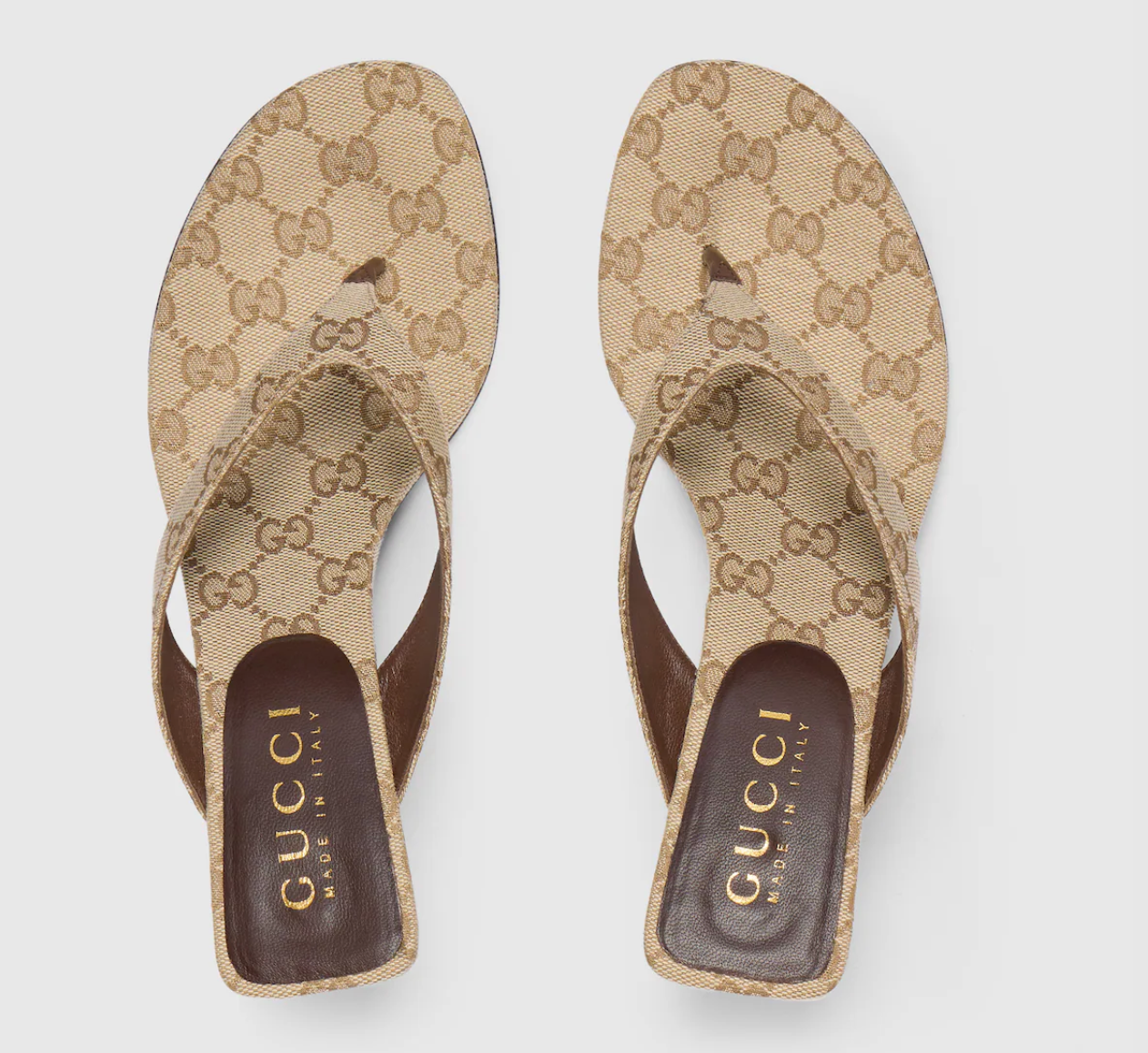  Giày Nữ Gucci Vittoria Thong 'Sand' 