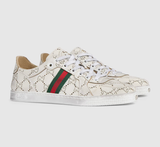  Giày Nữ Gucci Stretch Low-Top Trainer 'White' 