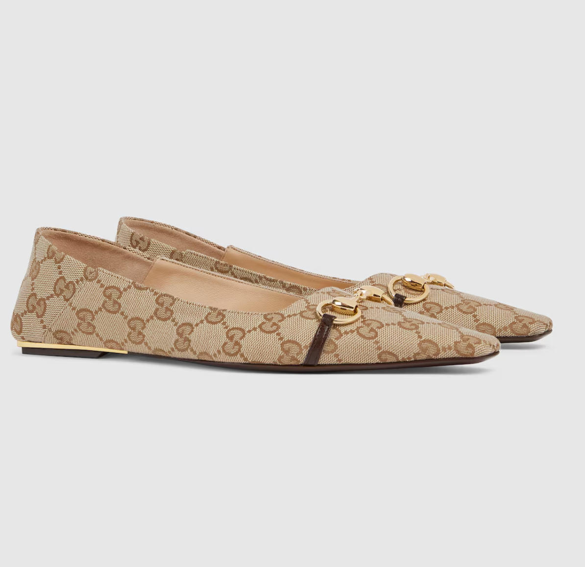  Giày Nữ Gucci Vittoria Ballerina 'Sand' 