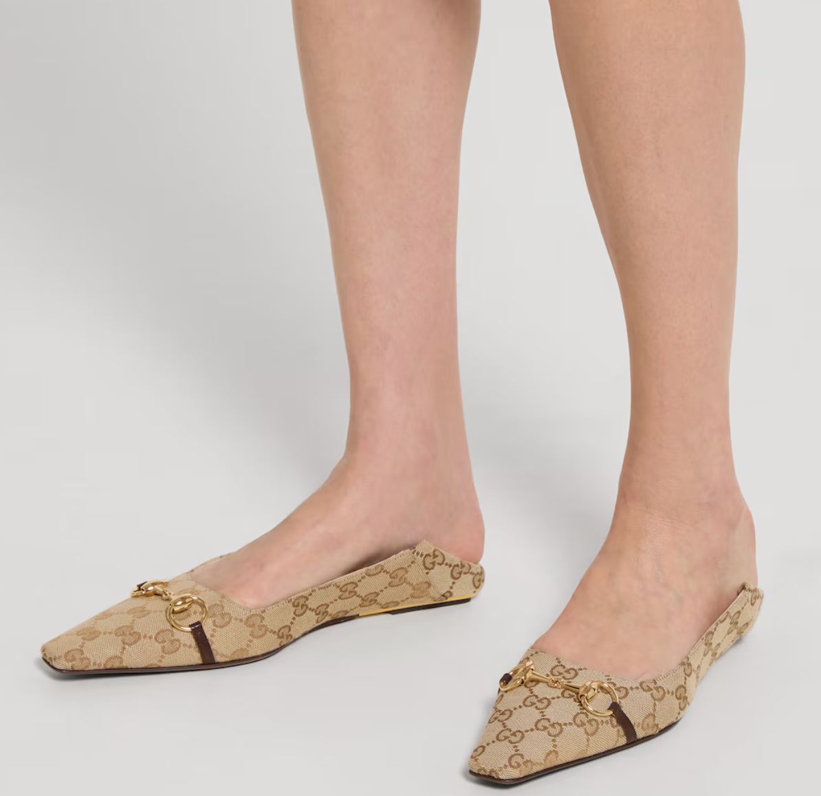  Giày Nữ Gucci Vittoria Ballerina 'Sand' 