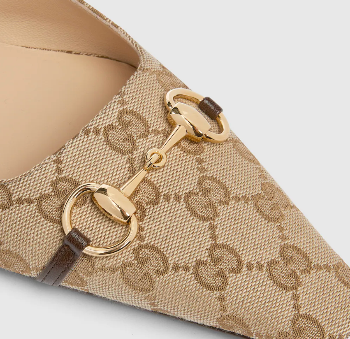  Giày Nữ Gucci Vittoria Ballerina 'Sand' 