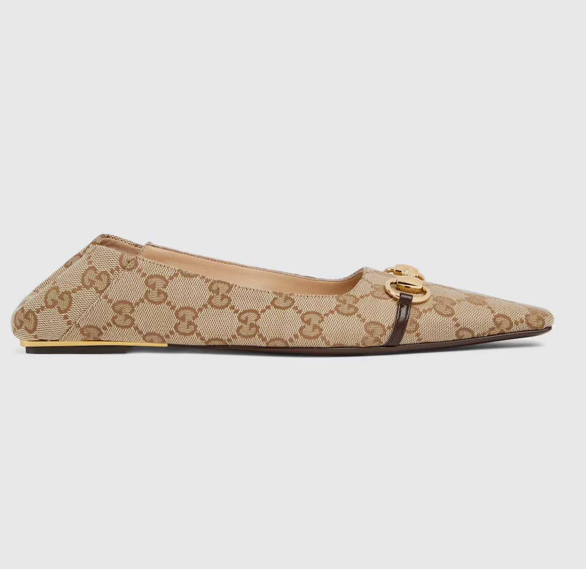  Giày Nữ Gucci Vittoria Ballerina 'Sand' 