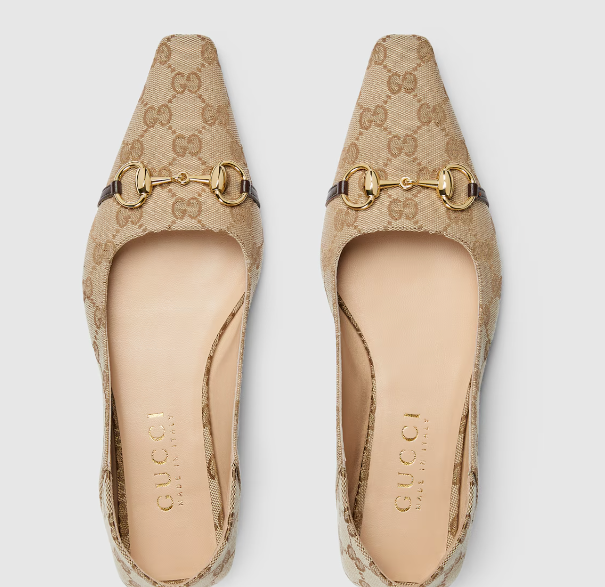  Giày Nữ Gucci Vittoria Ballerina 'Sand' 