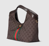  Túi Nữ Gucci Giglio Small Tote Bag 'Brown' 