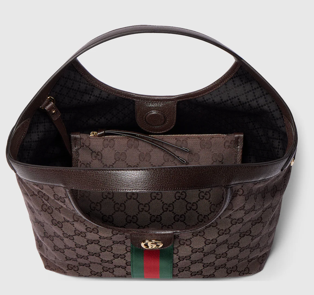  Túi Nữ Gucci Giglio Small Tote Bag 'Brown' 