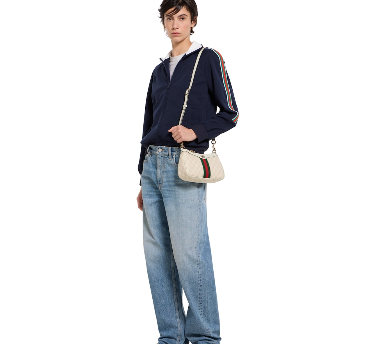  Túi Nữ Gucci Ophidia Small Shoulder Bag 'Beige' 
