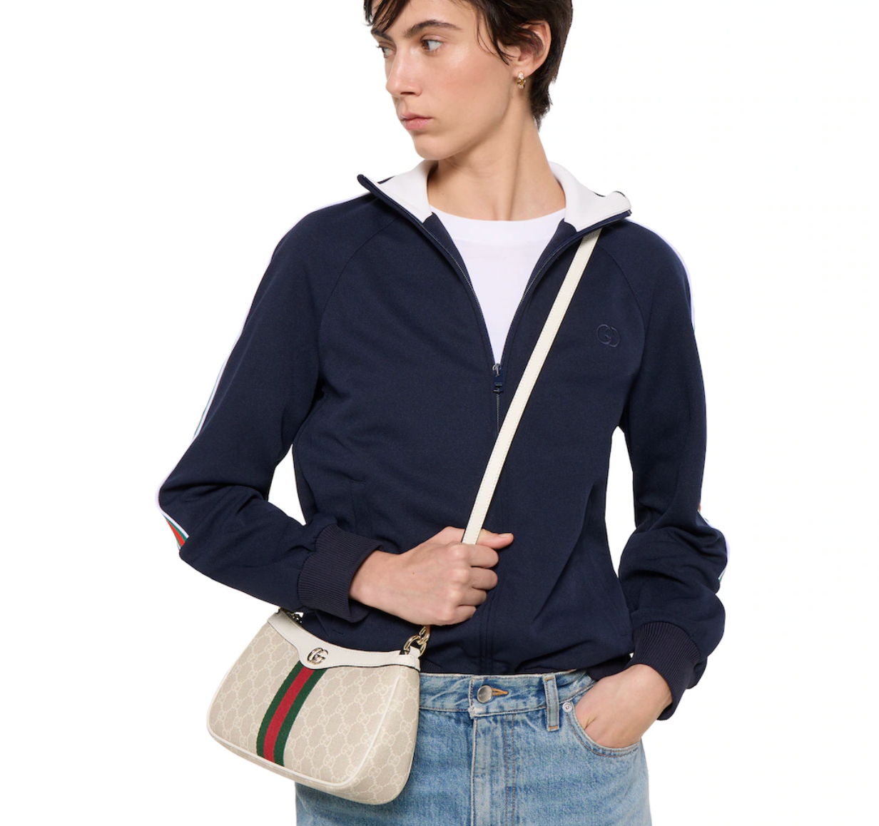  Túi Nữ Gucci Ophidia Small Shoulder Bag 'Beige' 