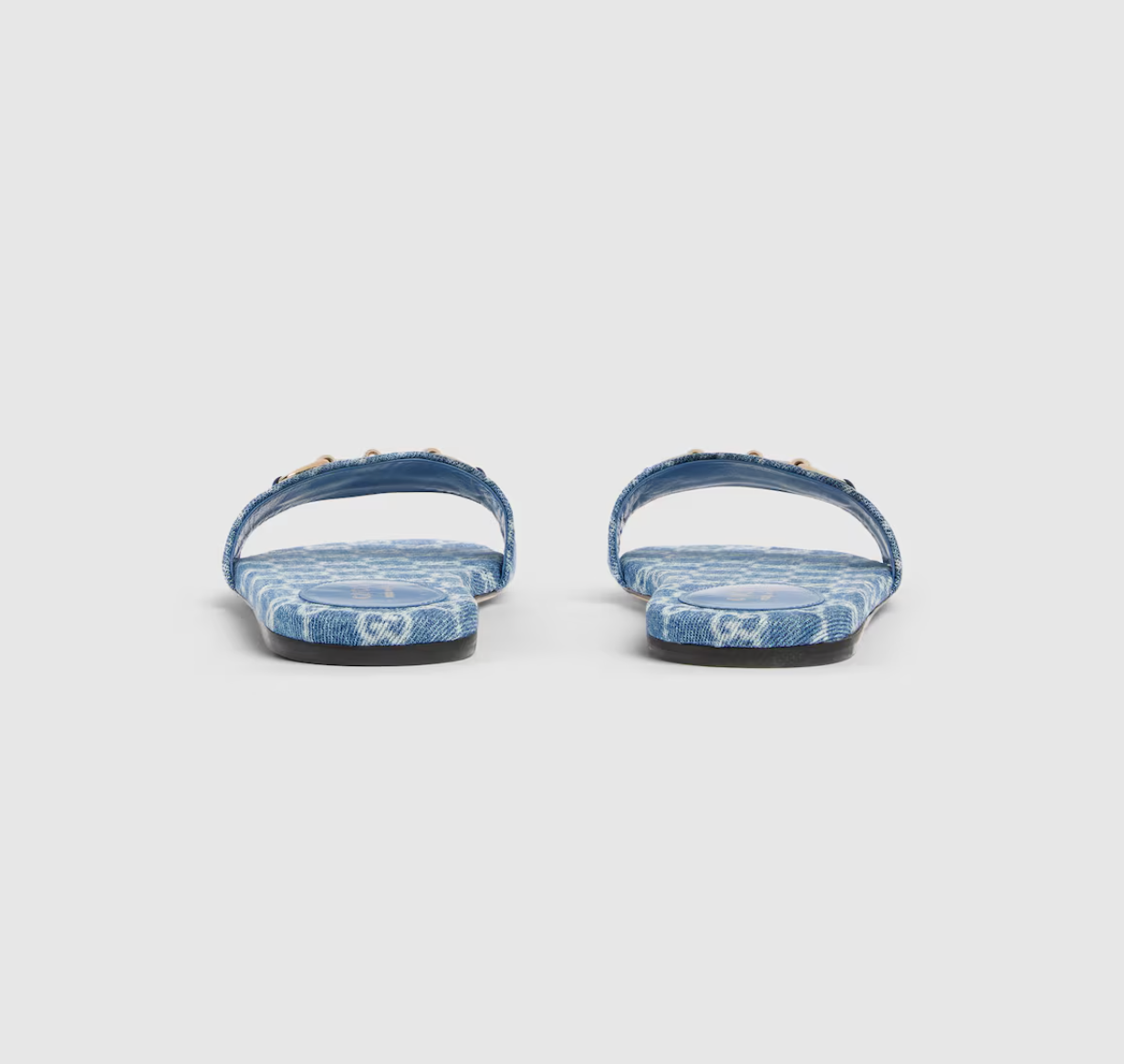  Dép Nữ Gucci Slide Sandal 'Blue' 