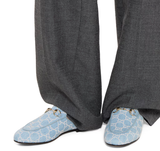  Giày Nữ Gucci Princetown Slipper 'Blue' 